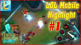 LOL Mobile: Những Pha Highlight Mãn Nhãn Trong Liên Minh Tốc Chiến -  Bản Closed Beta Phần 1