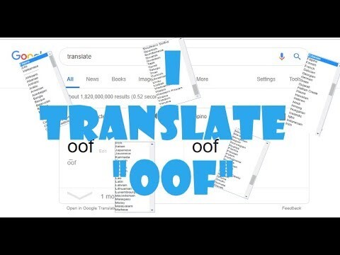 I translate ''oof'' in different language