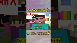 Anh Đen Xì Xì Chơi Trò Chơi Bất Ổn Nhất Minecraft 🤣 #shorts