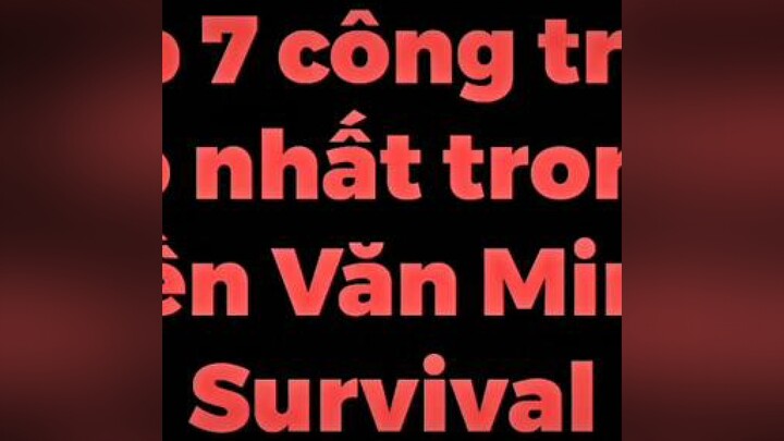 Những công trình trong Nền Văn Minh SMP của Toàn MC🤯 minecraft fyp xuhuong toanmc clownsmcteam thea