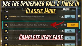 Use The Spiderweb Ball 5 Times in Classic Mode