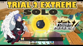 BEATING TRIAL 2 EXTREME SOLO USING 3 UNIT - ALL STAR TOWER DEFENSE