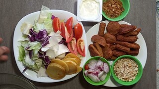 bò chay trộn sửa chua.nguyên liệu dể tìm