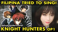 Filipina tries to sing Japanese anime song KNIGHT HUNTERS opening 1 - anime cover by Vocapanda