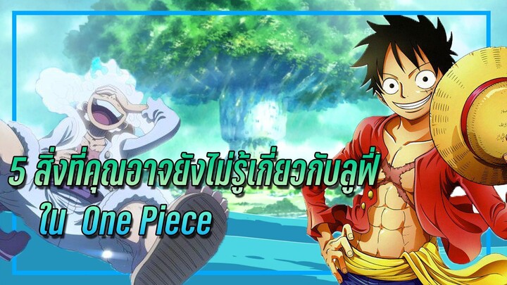 5 ความลับที่คุณอาจไม่รู้เกี่ยวกับ ลูฟี่ ใน One Piece