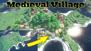 Minecraft timelapse Medieval village Transformation