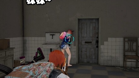 Belalang menangkap jangkrik, burung pipit mengintai di belakang