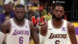 NBA 2K23 (PS5) Vs NBA 2K23 Arcade Edition (iPhone) - Side By Side Gameplay Comparison