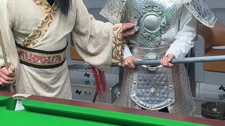 With this cue technique, can I claim the first victory for the Shu camp? #Billiards