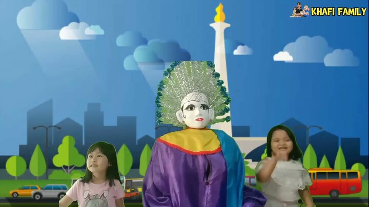 Joget sama Ondel Ondel Betawi || @Khafi family