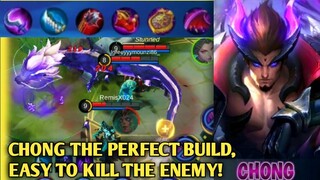 YU ZHONG BLACK DRAGON PERFECT BUILD AND GUIDE SUPER OP EASY TO BURST THE ENEMY | CHONG GAMEPLAY