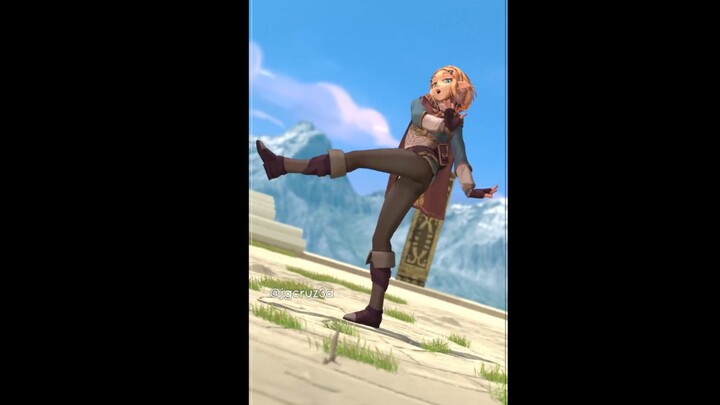 Princess Zelda's cute little dance