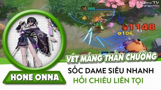 Onmyoji Arena | Hone Onna cực bá đạo với món đồ rừng tốc đánh được buff, bắt lẻ xạ thủ nháy mắt