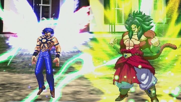 Ular Air Besar (level 100) VS Super 4 Broly (penuh)