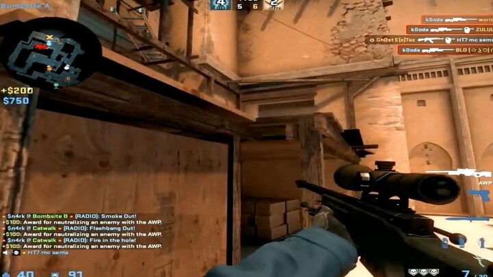 chơi CSGO hay như thế này chứ phần 48 #gamehay #yeugame