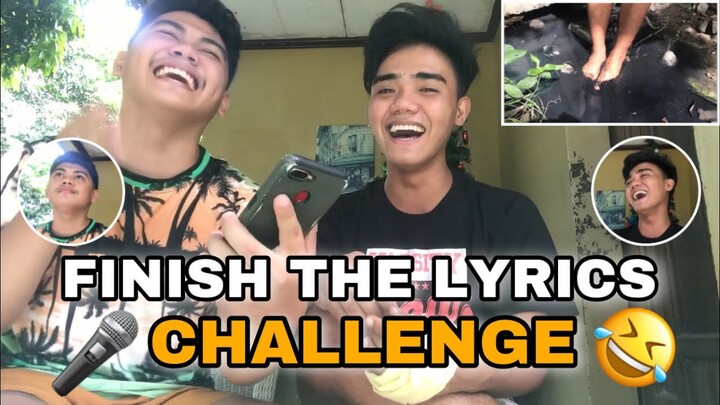 FINISH THE LYRICS CHALLENGE (AWAITED COLLAB - KIRK DOMINIQUE VLOGS)