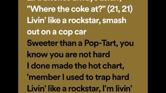 rockstar lyrics
