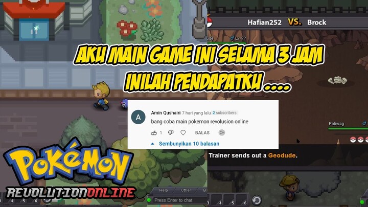 3 Jam Main Pokemon Revolution Online dan Inilah Pendapatku