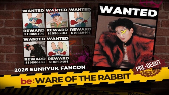 [EN] 261017 EUNHYUK PRE-DEBUT FANCON be:WARE OF THE RABBIT in Taipei D2