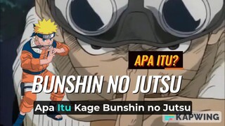 jurus seribu bayangan Naruto kage bunshin no jutsu