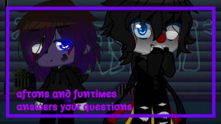 Aftons and Funtimes answers your question||Gacha Club||⚠️Mennard⚠️||New AU