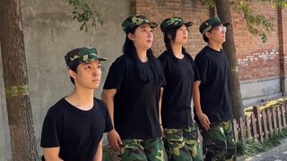 军训的尴尬瞬间
