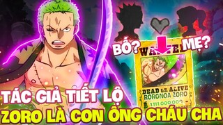 LỘ DANH TÍNH BỐ MẸ ZORO?! | TÁC GIẢ TIẾT LỘ NGUỒN GỐC ZORO TRONG SBS 105