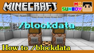 Minecraft Commands [Thai]: วิธีใช้คำสั่ง /blockdata [1.8]