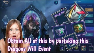 New Event Dragons Will event in Mobile Legends | Obtain all Rewards by gaining Memory Crystal