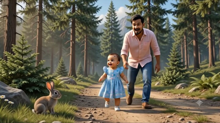 🎬 A Father & Daughter’s Magical Forest Adventure ❤️