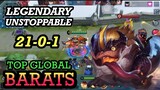 UNSTOPPABLE NO DEATHS BARATS BY TOP GLOBAL BARATS i8 ∞ MOBILE LEGENDS