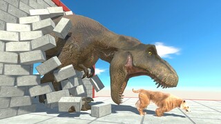 Run and Escape From Rexy - Animal Revolt Battle Simulator