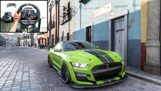 1100Hp Twin Turbo - Mustang Shelby GT500 | Forza Horizon 5 | Steering Wheel gameplay