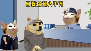 当我捡到八千万。
