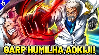 INSANO! GARP ENFRENTA AOKIJI O 10° CAPITÃO DOS PIRATAS DO BARBA NEGRA | ONE PIECE 1081