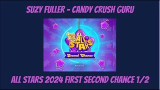 Second Chance 1 Round 1 Results for me in Candy Crush Saga All Stars 2024 Event.