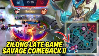 Savage!! Zilong Hero Terbaik Buat Comeback - Mobile Legends Indonesia