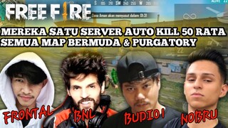 BUDI01, FRONTAL, BNL DAN NOBRU SATU SERVER? - GARENA FREE FIRE