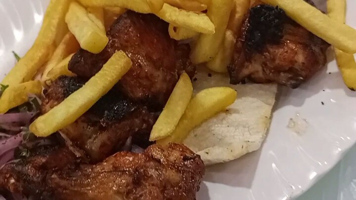 chicken BBQ and shawarma😋