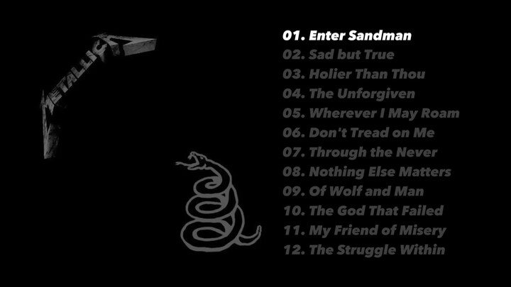 Metallica - Black Album (Full Album)