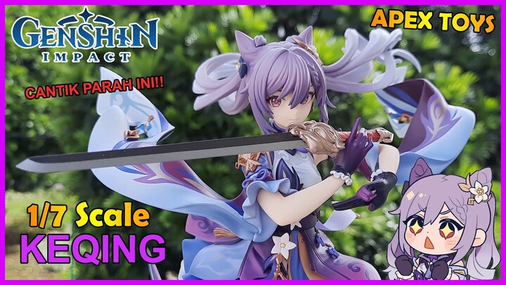 KUCING UNGU DARI GAME GENSHIN!! | Unboxing 1/7 Scale KEQING GENSHIN IMPACT  By APEX TOYS