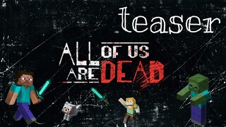 All of us are dead#minecraft  #zombie apocalypse #chadi gang teaser you must watch