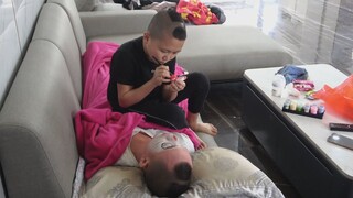 Mao Đệ Troll Vẽ Mặt Mèo Cho Mao Ca Và Cái Kết Không Nhịn Được Cười