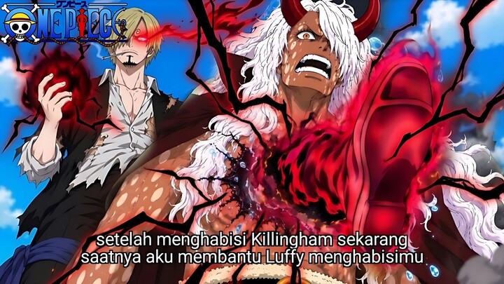 FULL SPOILER OP 1197 - MODE API NERAKA SANJI TERLALU KUAT! IMU DAN KILLINGHAM MERASAKAN BAHAYANYA