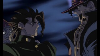 JOJO 老版 OVA，承太郎用“吸烟”认出恩雅婆