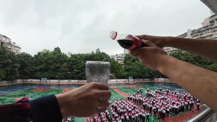 Youth is priceless—military training kicks off with a full-power blast!