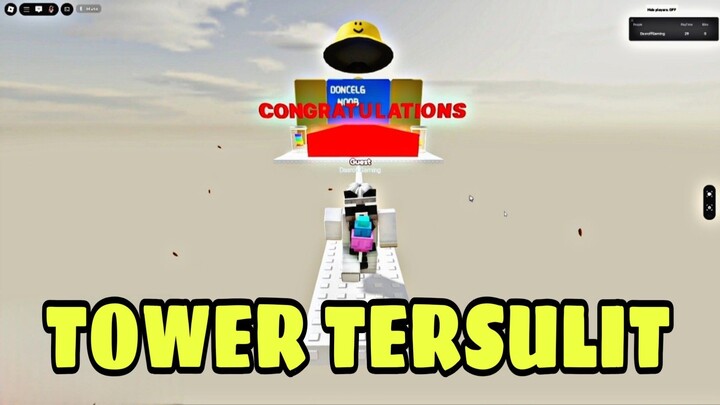 AKU MENCOBA TOWER TERSULIT DI ROBLOX