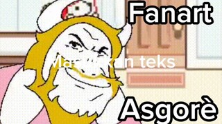 Fanart Asgorè dari game Undertale
