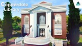How I Built the Copperdale Library! 🏛️📚 | The Sims 4 High School Years | Speed Build | No CC