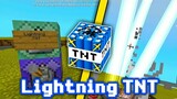How to make a Lightning TNT in Minecraft using Command Block Tutorial Tricks